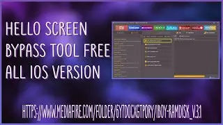 Hello Screen Bypass Tool Free | iOS 15 Icloud Bypass | Free Unlock Tool