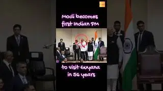 PM Modi | Guyana India relations | প্রধানমন্ত্রী মোদি #shorts #shortsvideo