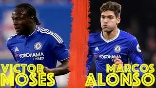 Victor Moses vs Marcos Alonso | Best Wing-back | Skills, Assists, Goals | Chelsea FC | 2016 2017