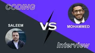 Software developer mock job (Coding) interview