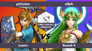 Free for All Fridays 78 Losers Round 4: pinkytoe (Link) vs elijah (Palutena)