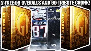2 FREE 99 OVERALLS AND LTD 99 RETIREMENT TRIBUTE GRONK! | MADDEN 22 ULTIMATE TEAM
