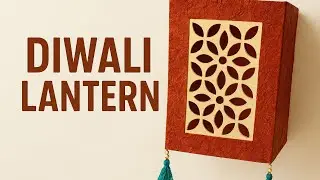 Easy DIY DIWALI LANTERN 🏮| Using wedding cards 😱 diy Aakash kandila 😊 #diy #diwali #lantern 