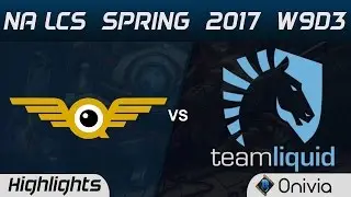 FLY vs TL Highlights Game 3 NA LCS Spring 2017 W9D3 FlyQuest vs Team Liquid