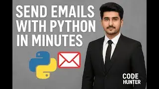 📧 Send Emails with Python smtplib library in Minutes | SMTP Tutorial for Beginners  #day31