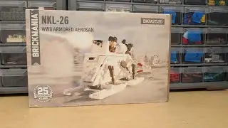 Brickmania custom lego military NKL-26 WW2 Armored Aerosan Review!