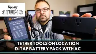 Need MOBILE AC Power? Tether Tools ONsite D-Tap Battery Pack with AC for Photographers on location