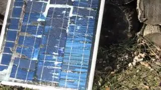 Part 2  3x6 1/2 Broken Homemade diy solar panel Sun power for free Electric Power