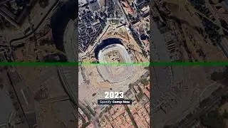 The transformation of Camp Nou in the last 2 years 🫣 #football #stadium #barcelona