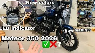 2026 Royal Enfield Meteor 350 latest update full review & walkaround | 2026 meteor 350 full review