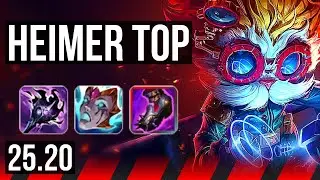 HEIMERDINGER vs FIORA (TOP) | 16 solo kills, 68k DMG, Legendary | KR Diamond | 25.20