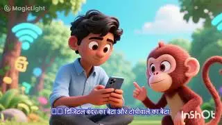 #Digital jamane ka topi wala aur #bandar wala