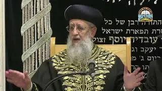 טלטול עגלה של תינוק שיצא הגלגל ממקומו I מרן הראשון לציון הגאון הגדול רבי דוד יוסף שליט