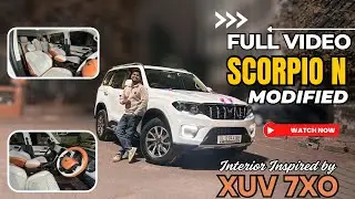 2026 SCORPIO N Z2 MODIFIED WITH PRICE🔥 #xuv7xo INTERIOR ✅ SCORPIO N BASE TO TOP MODIFIED