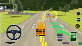 Level 01 - 06 of Kids School bus | ABC Dholera | #schoolbus #schoolbusvideos #busdriving #simulator