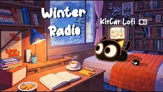 Winter Cozy Bedroom ☕ Lofi Cat ~ Lofi Jazz Beats for Study, Relax, Peaceful Focus