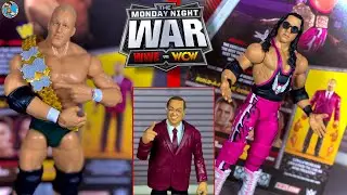 WWE ELITE MONDAY NIGHT WARS RINGMASTER & BRET HART BUILDING GORILLA MONSOON REVIEW!