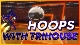 PRO ROCKET LEAGUE PLAYER LEARNS HOOPS w/ TRI HOUSE | 2v2 HOOPS