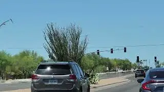 Suffolk Drive & Oracle Road Intersection Update, New Traffic Pole, Lights And New Button, Tucson, AZ