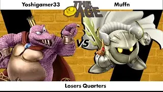 The Cage Series 35 - Yoshigamer33 (King K. Rool) Vs Muffn (Meta Knight) Losers Quarters