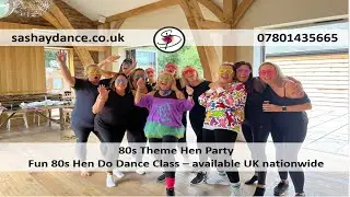 80s theme hen party! Fun 80s hen do dance classes available nationwide for a fab hen night 💃