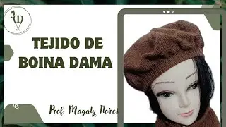 Cómo tejer BOINA de dama?