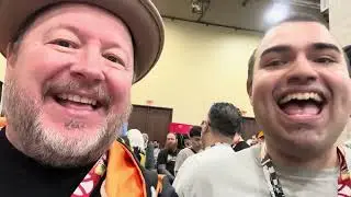 Sonny Strait attempts to teach me how to do Krillin (Weebcon 2024) Allen Texas