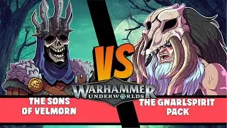 Warhammer Underworlds Battle Report: Sons of Velmorn vs Gnarlspirit Pack