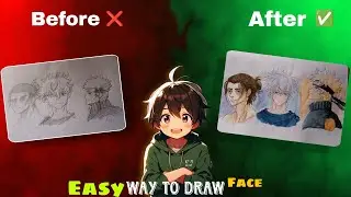 Master Anime Face Angles | Easy Tutorial for Beginners (Front, Side & 3/4 View)