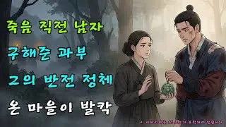 죽음 직전의 남자를 살려준 과부, 훗날 나타난 그의 정체에 온 마을이 뒤집힌 이유|야담|민담|전설|설화|오디오북|조선이야기