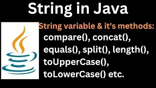 #9 What is String in Java