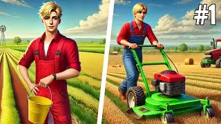 От 0$ до МУЛЬТИМИЛЛИОНЕРА на ПЛОСКОЙ КАРТЕ?! ...🚜#1