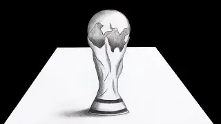FIFA World Cup Trophy Drawing 🏆