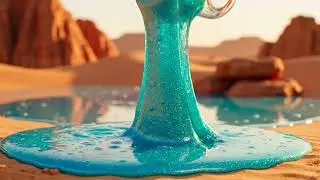 Asmr Slime water in the middle of the desert, and there's nothing else. Would you drink it?
