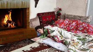 Snowy Day in Azarbaijan Iran | A Warm Village Breakfast Inspired by Grandma’s Hidden Recipe