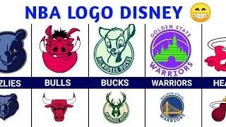 NBA All team Logo With DISNEY Styles 😆