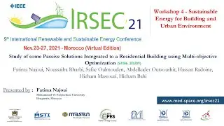 209 - Study of some Passive Solutions Integrated to a Residential Building using Multi-objective