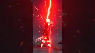 Red lightning charges sword by @Stellareve ⚡🗡️ Powerful strike on enemy! #VFX #RealtimeVFX #Stylized