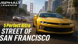 🚗💥 10 Knockdowns + 5 Perfect Nitro 😱🔥 Camaro DOMINATES San Francisco 🏁 Asphalt Legends 4K 🚀 #gaming