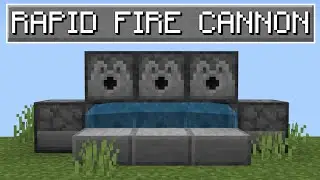 Minecraft Rapid Fire Tnt Cannon in Bedrock Edition 1.21 (MCPE/Xbox/PS4/Nintendo Switch/Windows10)