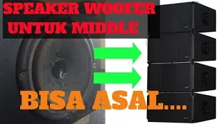 speaker woofer untuk middle sound system ?? apa bisa maksimal 🤔