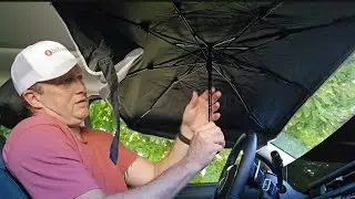 Why you should buy a windshield shade umbrella for your car.