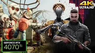 Atomic Heart RTX 4070 Ti 4K Ray Tracing на максимуме