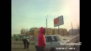 ☭ Russian Car Crash Compilation ☭ HD February 2013