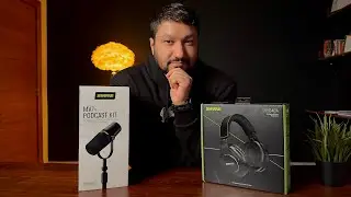 My Podcast Setup Unboxing MV7+ and  SRH840A