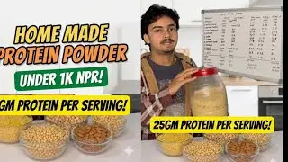 Homemade Protein Powder(satu)💪 | 25g Protein per 100g | Under NPR 1000 | Healthy Fats & Amino Acids