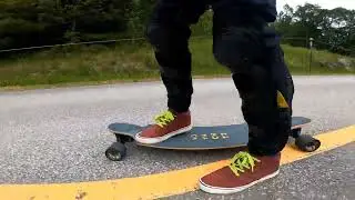 New Landyacthz TOP CAT Fade | Pizza Party | #landyachtz #longboard #skatergirl #dh #skateandexplore