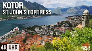 Kotor, Montenegro 🇲🇪 - St.John's Fortress [4K]