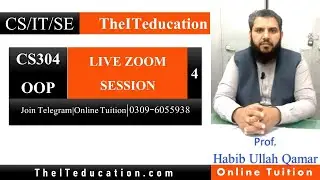 cs304 Object oriented programming LIVE Zoom Session - VU  cs304  Short Lectures