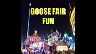 Goose Fair Theme Park Rides Playground Adventure - Scary Ghost Train!!
